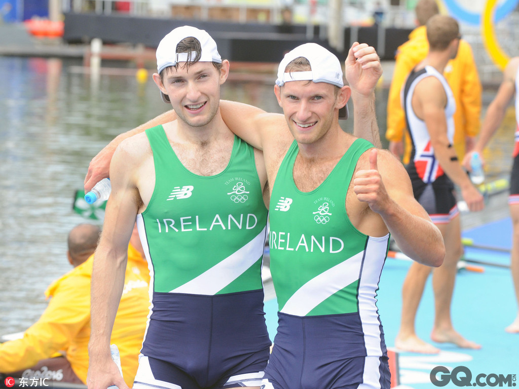 爱尔兰奥多诺万兄弟参加里约奥运男子双人划桨。