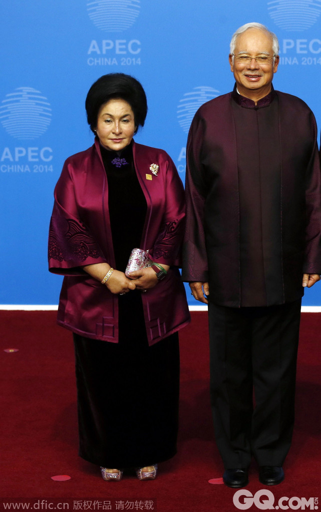 马来西亚总理纳吉布•拉扎克和夫人