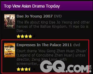 其实，早在这部剧登陆Netflix之前，就有不少海外观众通过DVD、下载，观看了76集的中国版。

《甄嬛传》点击常年稳居在线看亚洲剧的网站Aldrama.com的前三位。

