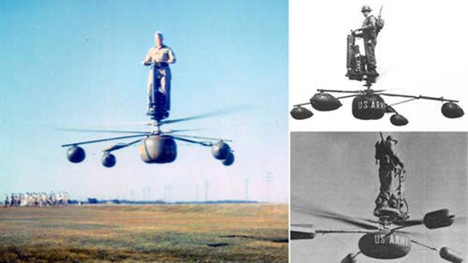 de Lackner HZ-1 Aerocycle于 1954 年由美国 de Lackner 直升机公司制造。这是一种单人侦查飞行器。所以这是参考了机器猫的竹蜻蜓吗？
机身高度：2.1 m
最高时速：121 km/h
重量：78 kg