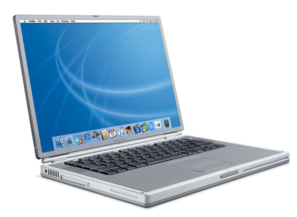 NO.9 PowerBook G4
2001年生产的PowerBook G4是金属笔记本时代的开始，同时也是最后一代PowerBook。
