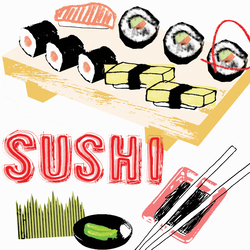 寿司的正确打开方式