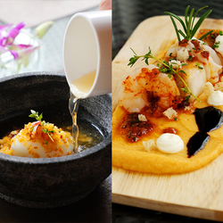 三里屯aqua餐厅推出大厨Alberto的米其林赏味之旅套餐