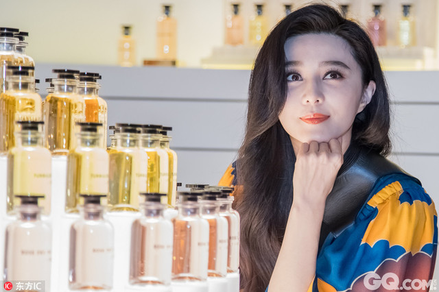 2017年7月13日，上海，范冰冰亮相Louis Vuitton香水发布会。