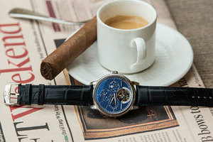 男人的下午茶 咖啡雪茄配腕表