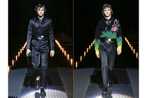 Prada 2019秋冬男装与女装时装秀秀场之光之领地