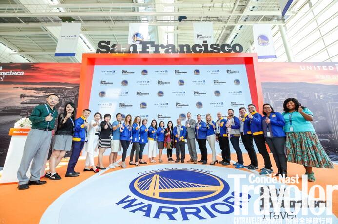 旧金山市长、NBA 2017总冠军金州勇士队现场共同推广旧金山旅游