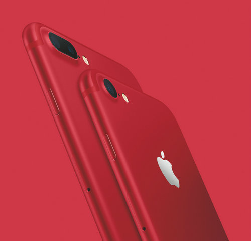 Apple 推出 iPhone 7 和 iPhone 7 Plus 红色特别版