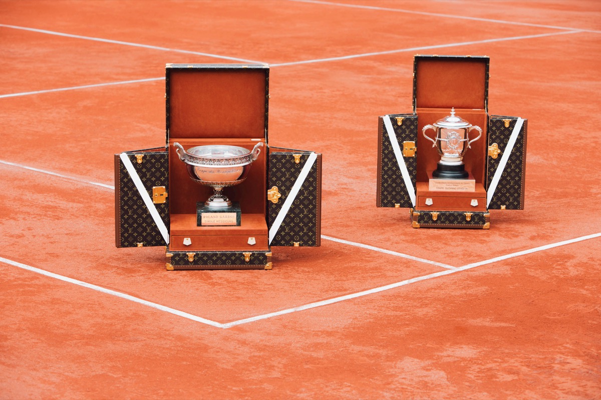 路易威登为法国网球公开赛传奇奖杯打造专属特别订制硬箱