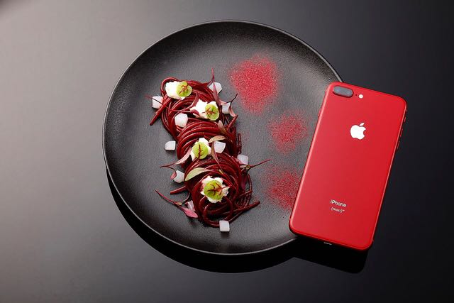 Art Food x iPhone 8 红色特别版，星级美食快闪了解一下？