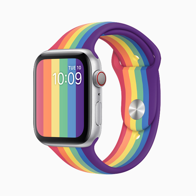 做与众不同的自己 Apple Watch发布彩虹色表带