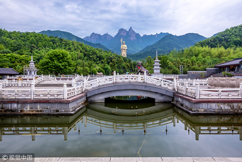 九华山风景区,大佛胜地.