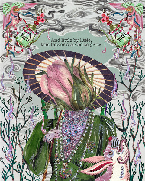 古驰推出全新社交媒体项目gucci bloom acqua di fiori