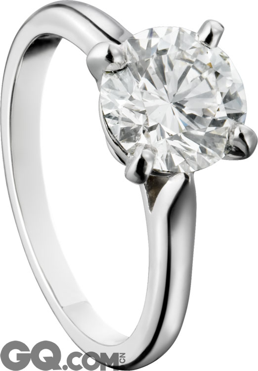 卡地亚Solitaire 1895订婚钻戒，铂金，镶嵌圆形明亮式切割钻石