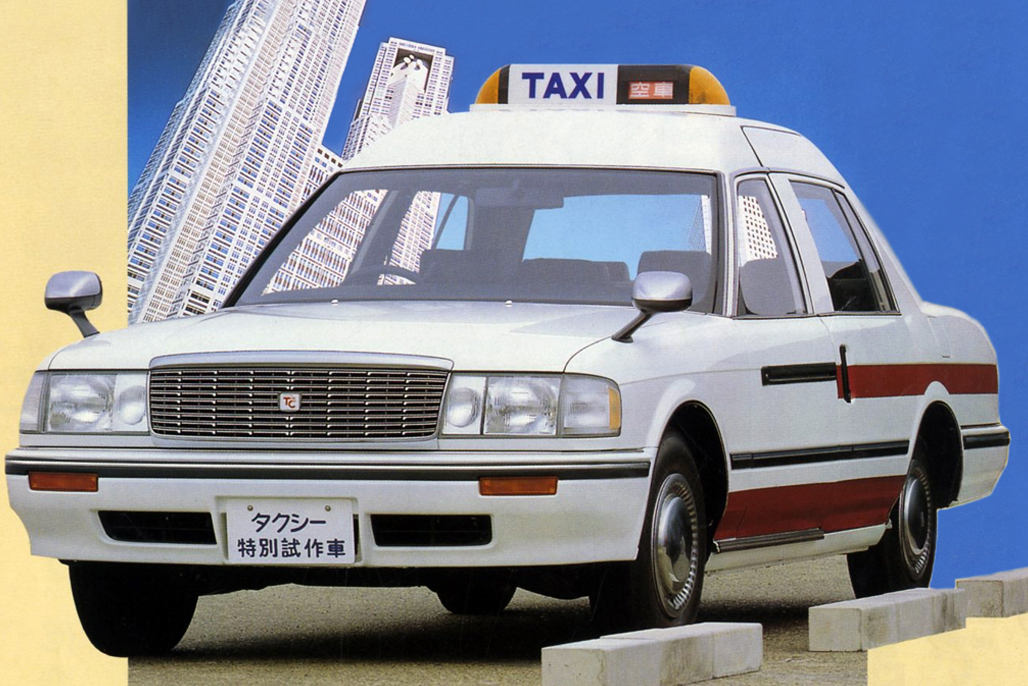 1991年，Toyota Crown Sedan Taxi，丰田皇冠，代表了亚洲高端出租车的一个时代。