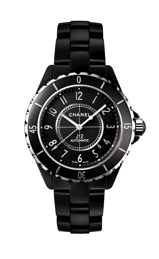 chanel j12 白色腕表 42mm 728 828 刘昊然佩戴香奈儿 j12 黑色哑光