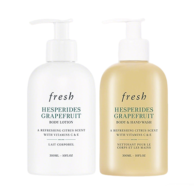 Fresh馥蕾诗清新西柚护理套装(身体乳300ml+沐浴露300ml)