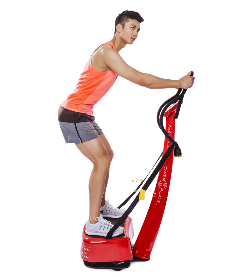 power plate 震动训练技术源于前苏联航空计划,利用了加速度训练的
