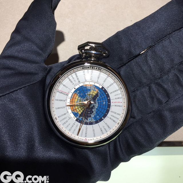 2016日内瓦表展(2016SIHH)上，万宝龙4810 Orbis Terrarum Pocket Watch 110周年特别款