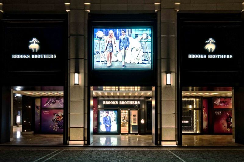 百年美誉经典美式服装品牌brooks brothers布克兄弟上海兴业太古汇