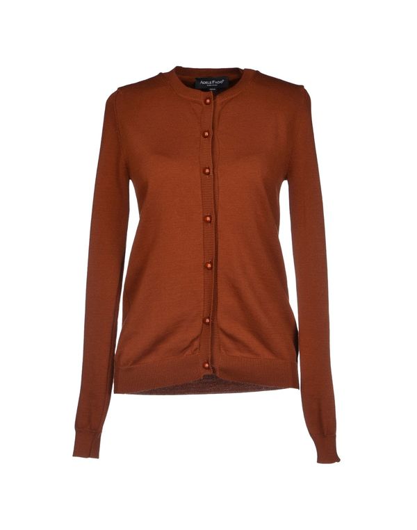棕色adele fado 针织开衫