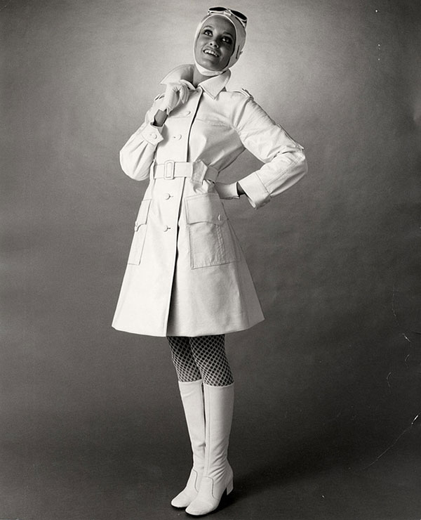 20世纪60年代的burberry大衣
