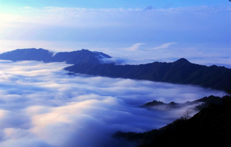 吉安黄洋界云海