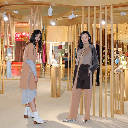 臻绒艺境——1436小山羊绒臻品展北京金融街揭幕