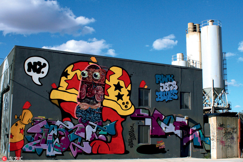 纽约街头涂鸦艺术免费的室外博物馆